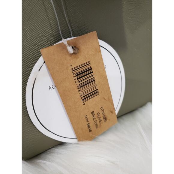 NEW Steve Madden Bolton Mini Crossbody Purse Handbag with Scarf Olive Green - Picture 4 of 7